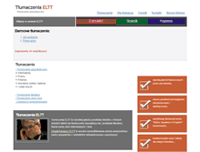 Tablet Screenshot of darmowe-tlumaczenia.eltt.info